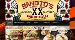 Desktop Screenshot of banditosburritolounge.com