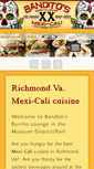 Mobile Screenshot of banditosburritolounge.com